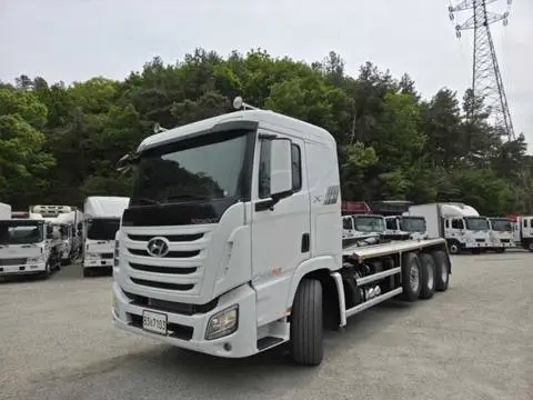 현대 엑시언트 25톤 암롤 2018년식 엑시언트 암롤 전측면