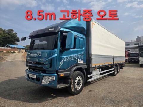 타타대우 프리마 4.5톤 윙바디 2022년식 전측면 외관